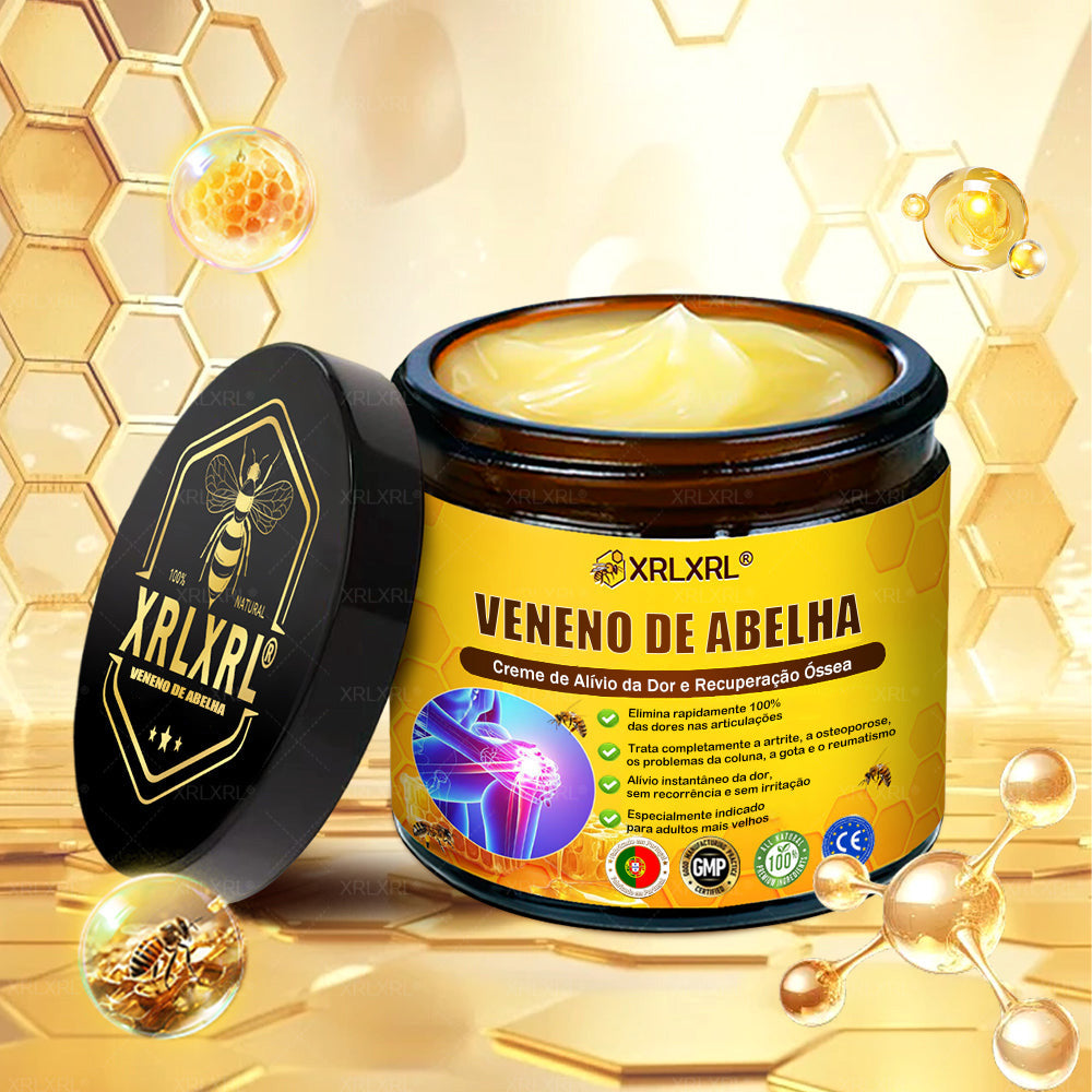 XRLXRL® Creme Reparador Ósseo e Alívio da Dor com Veneno de Abelha (Especialmente desenvolvido para pessoas idosas)